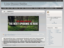 Tablet Screenshot of lyme-disease.halifaxhrm.com